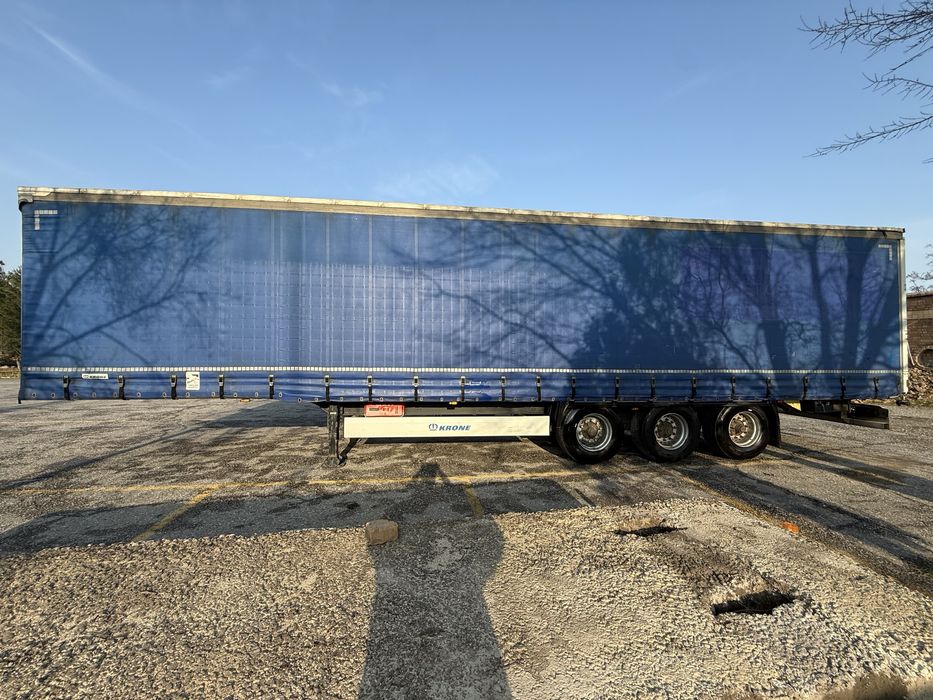 полуприцеп тентовка тент pritsep krone 2016 с бортом