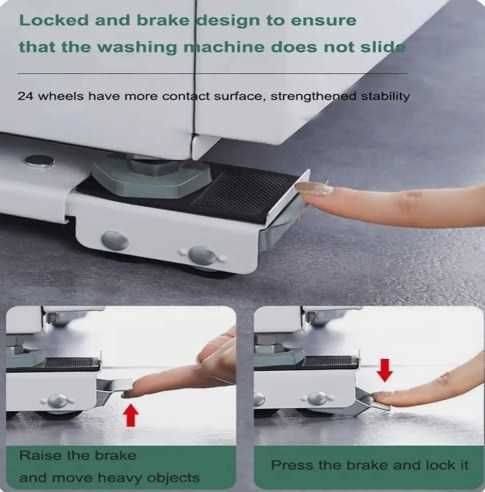 Универсальная подставка с колесиками для стиральной машины. pp2