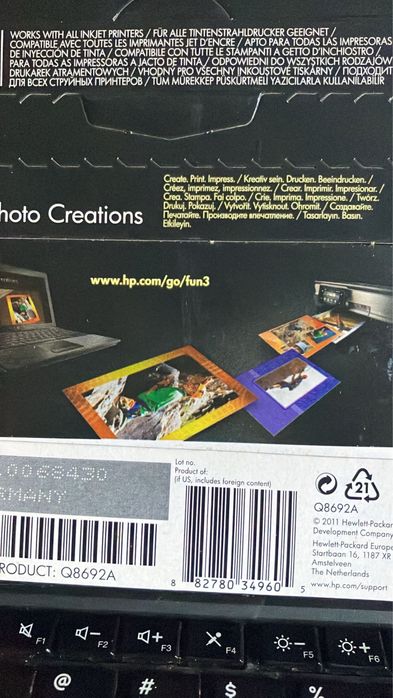 37 pachete - Hartie Photo HP - 10x15, 100 buc