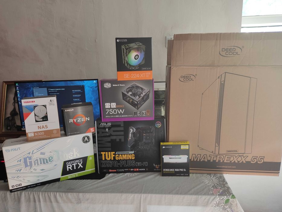 Сборка для игр и дизайна в 2K. RTX3080. Ryzen 5 5600X