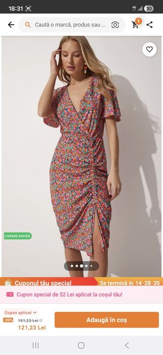 Rochie dama midi, noua cu eticheta