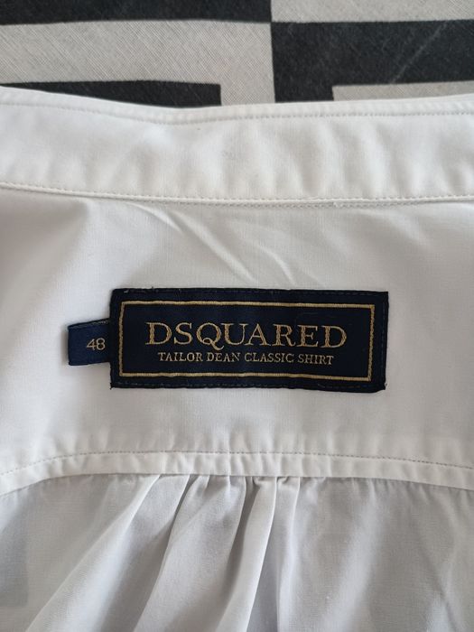 Оригинална бяла риза Dsquared2