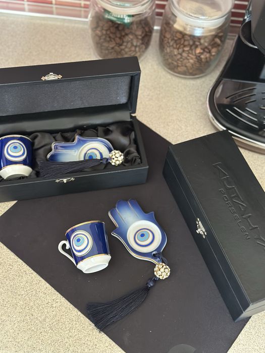 Порцеланови чаши за кафе ръчна изработка