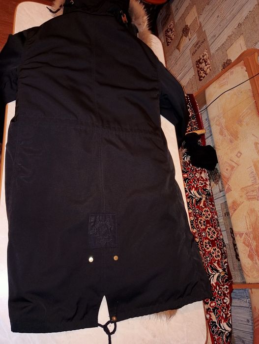 Парка , натуральный мех. Очень теплая. 30000