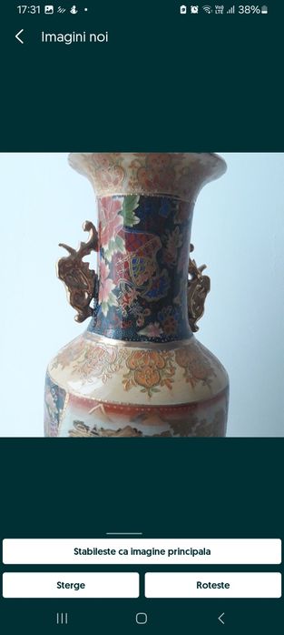 Vaza din portelan, 47 cm inaltime