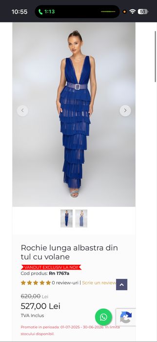 Rochie neagra M-L 38-40