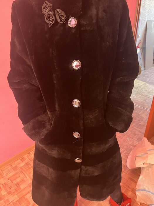 Новая шуба мутоновая