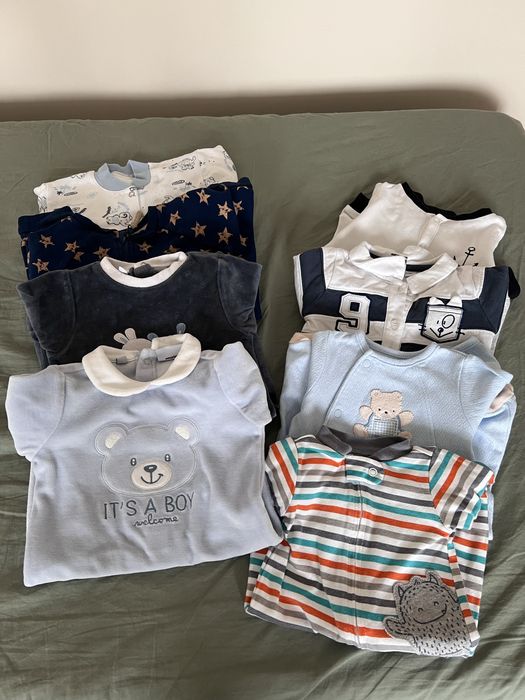 Лот с дрешки за момче 0-3м