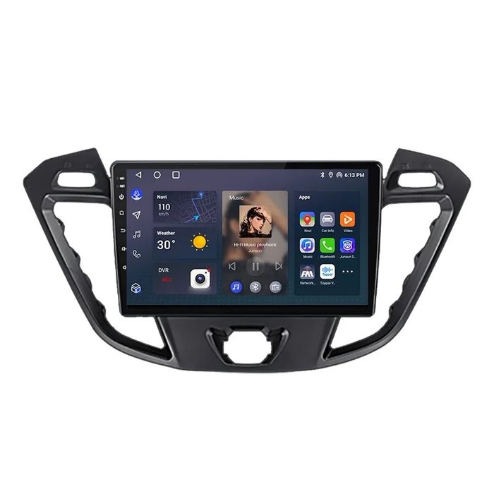 Navigatie Android Ford Transit Custom Carplay Android Auto Waze