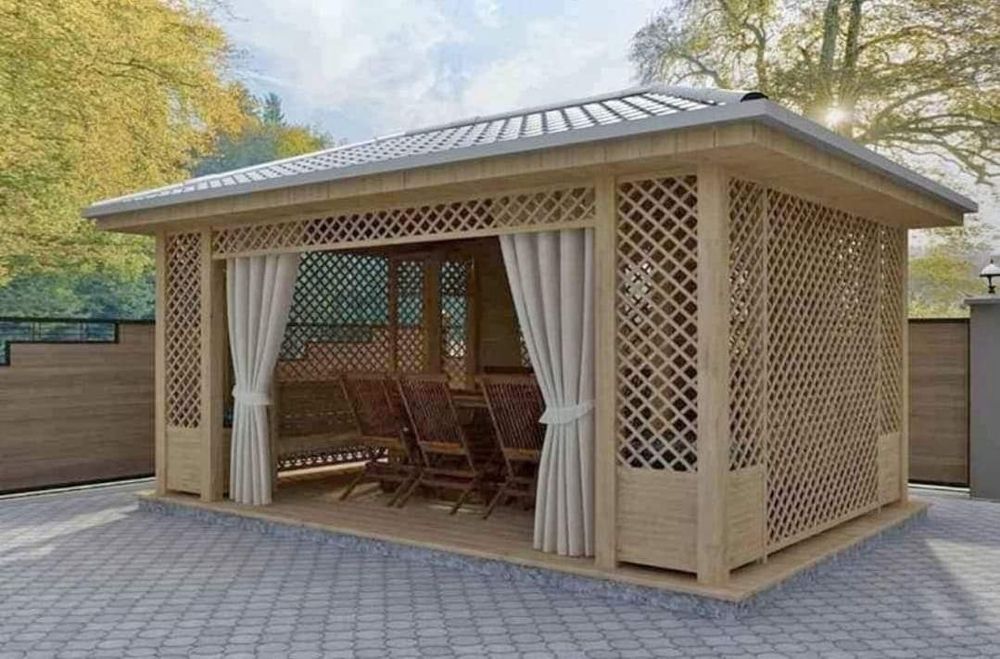 Foisoare pe structura de lemn