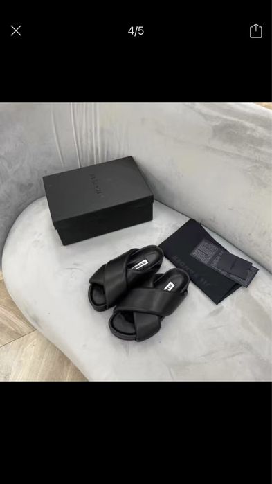 Сандалии шлепки. Jil Sander.