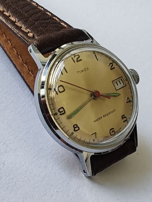Ceas Timex Calendar Mecanic 30,5 mm-Funcționează excelent!