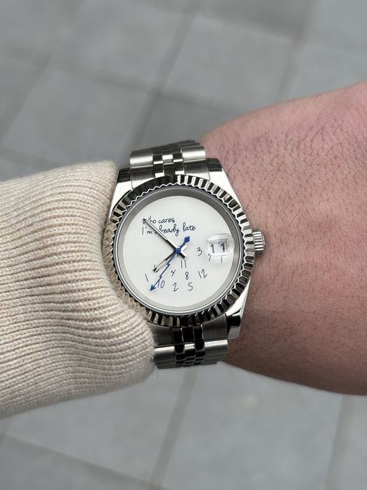 Ceas Seiko Datejust Who Cares I'm already Late Mod Automatic NH35