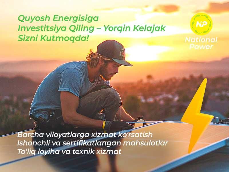 Солнечные панели | Quyosh panellari | Solar pv module