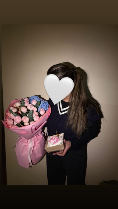 Букет свежых пион