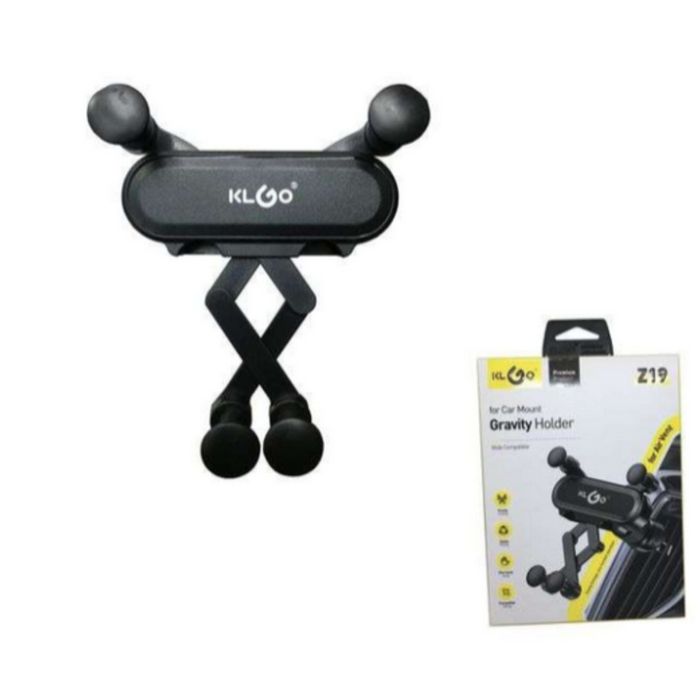 Гравитационна стойка за телефон за кола KLGO Z19 – 360° въртене, монта