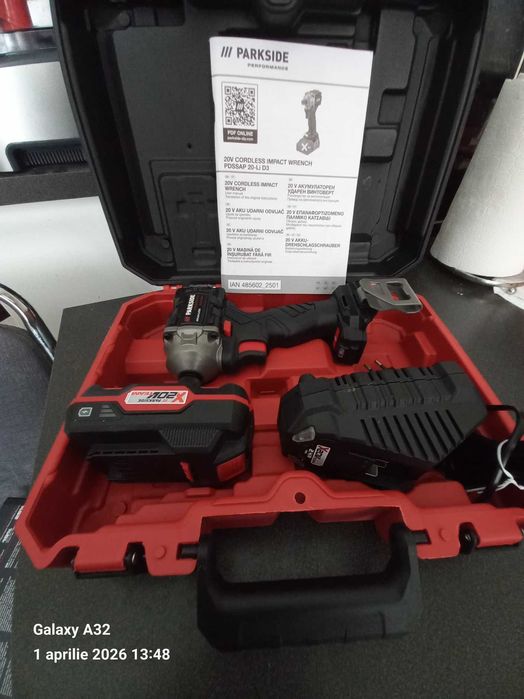 Doua autofiletante cu  impact Parkside  noi in valiza.