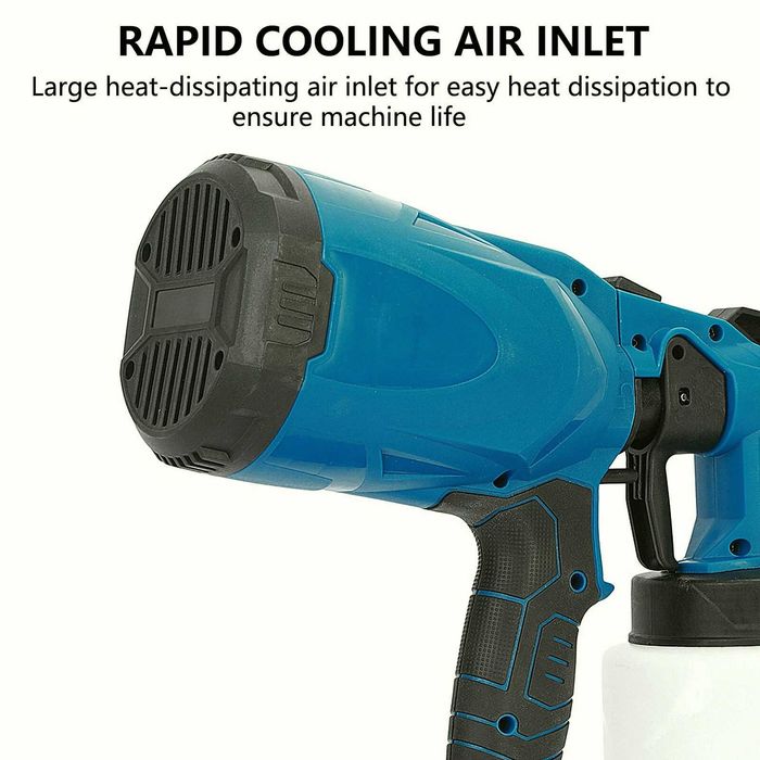 Нов акумулаторен пистолет за боядисване с 2 батерии на най-добра цена!