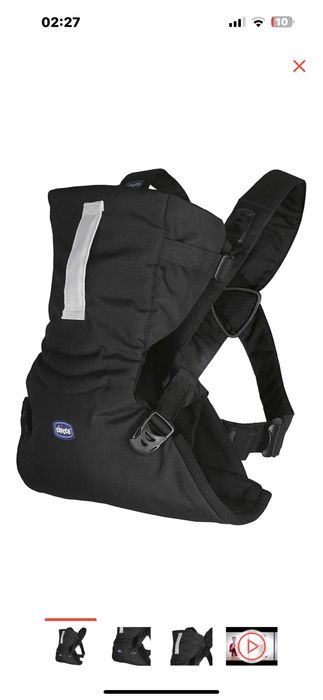 Слинг переноска эргорюкзак chicco