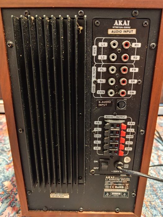 Sistem Home Cinema 5.1 cu Subwoofer AKAI