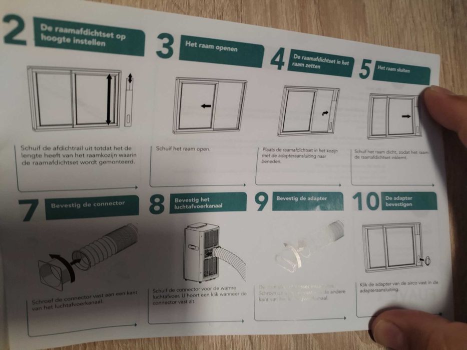Kit Evacuare Aer condiționat mobil