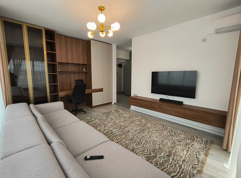OCAZIE! Persoana Fizica - Unirea Towers, ap. 2 cam mobilat si utilat complet cu parcare subterana inclusa, vue panoramic