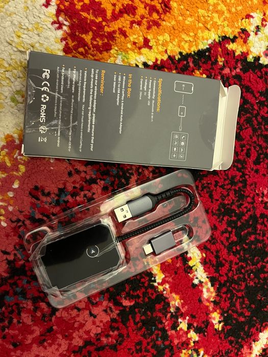 Adaptor pt masina Carplay sau Android Auto wireless