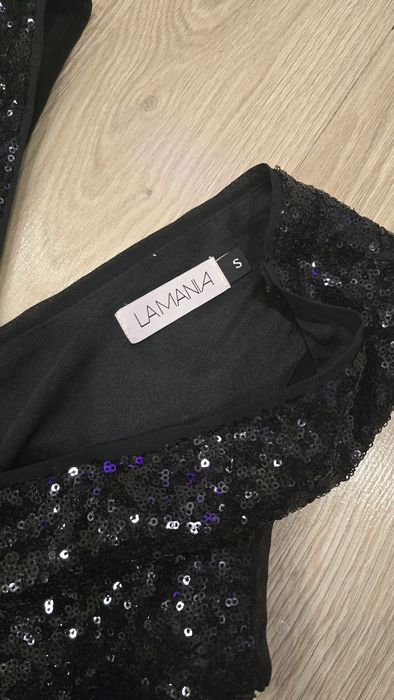 Платье вечернее, чёрное, размер S