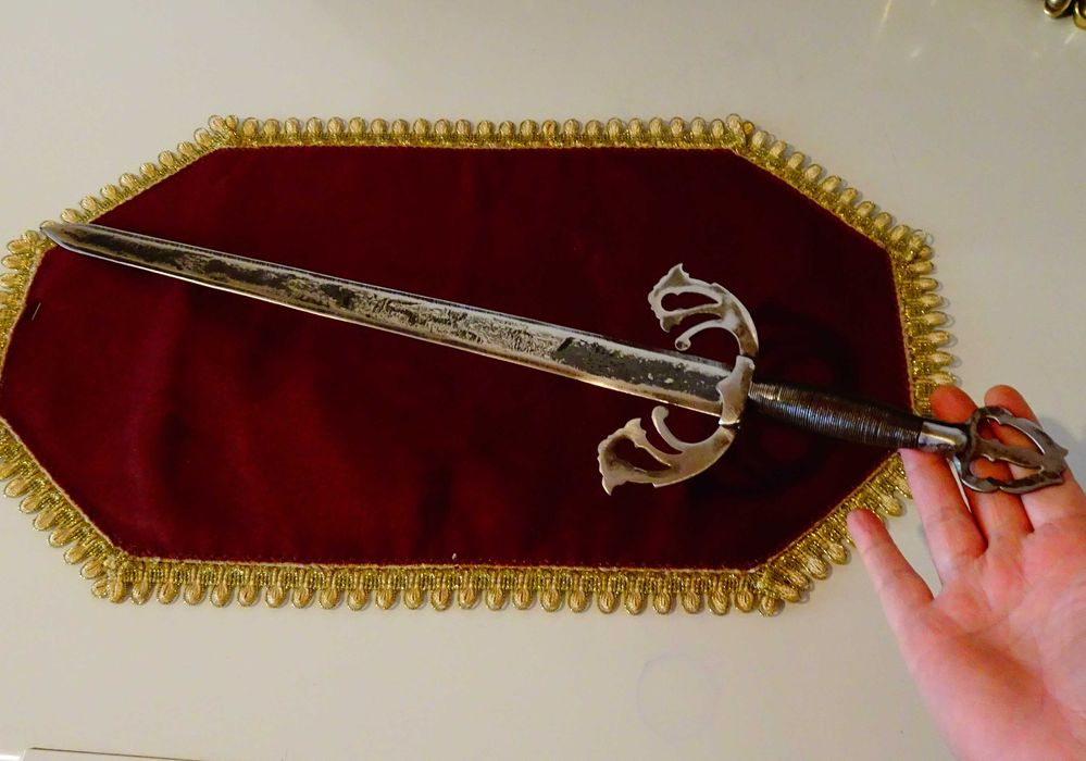 Старинен меч,кинжал,53 см.