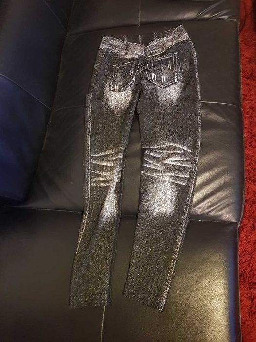 Colanti mulati denim pentru sala, yoga, gym