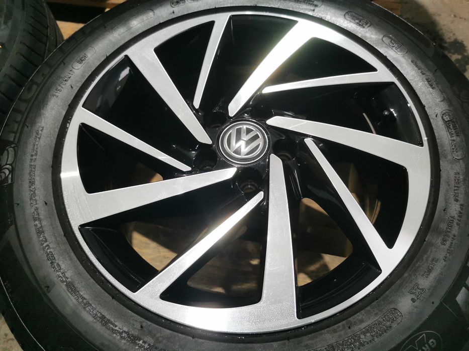 Jante Originale Vw Tiguan II .R 17 cu anvelope de vara