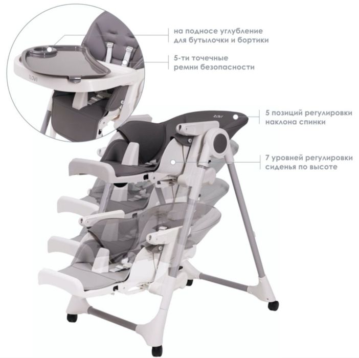 Продам детский стул для кормления ilovi