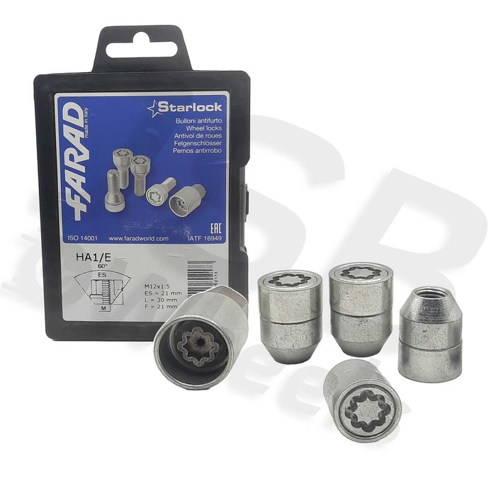 Set piulite antifurt Starlock M12x1.5 Hyundai, Kia, Mazda, Mitsubishi