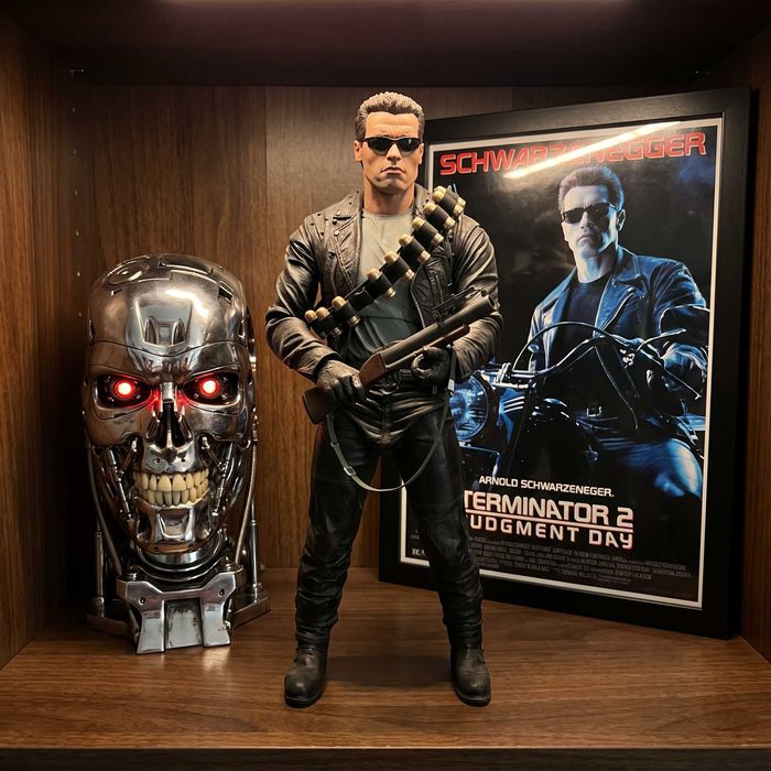 sculptura Figurina Terminator uriașă 50 cm Neca foarte rară