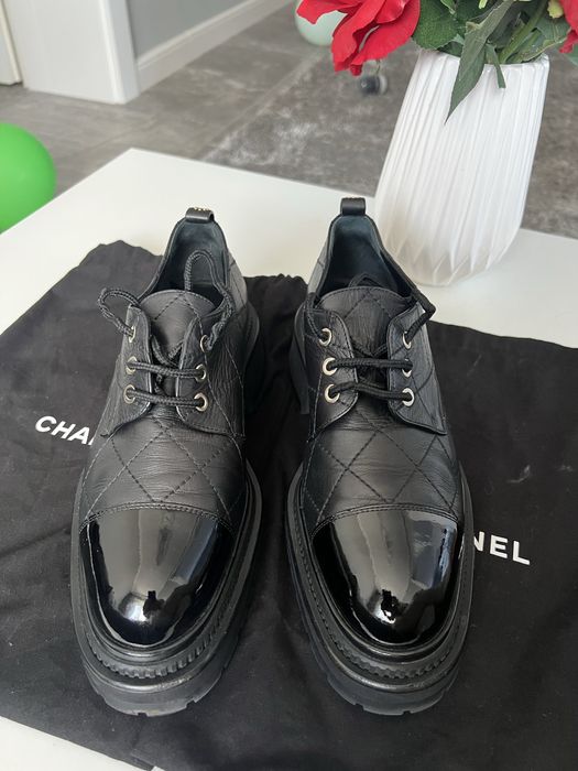 Mocasini chanel piele
