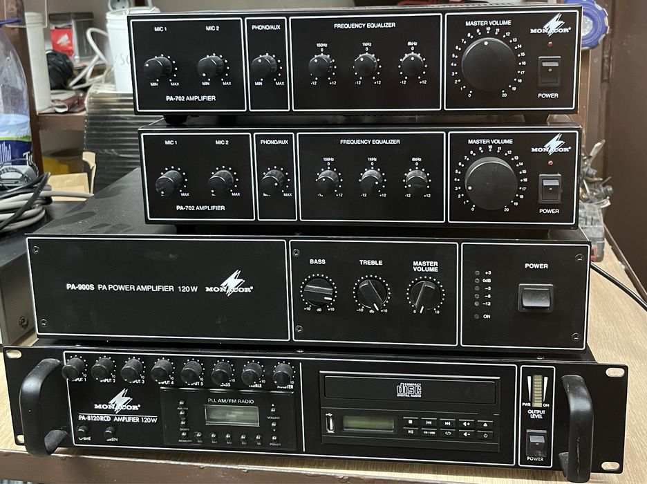 Boxe audio ,Subwufere Amplificator Bosch Monacor Bose 100v,public