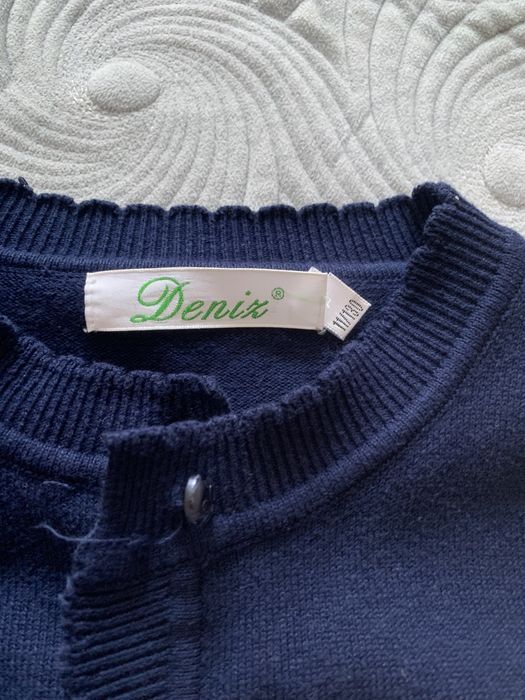 Кофта школьная на пуговицах для девочки