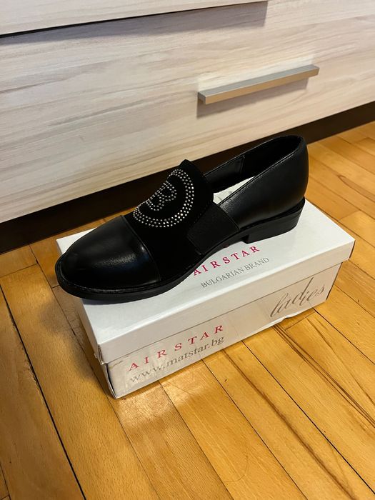 Черни обувки paolo botticelli нови