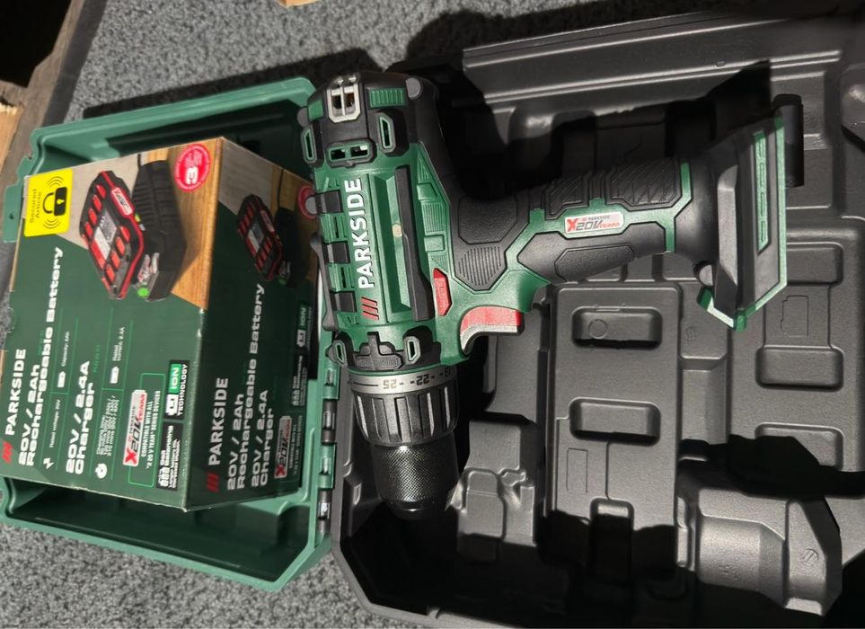 Masina de insurubat si gaurit 20v 45Nm Parkside