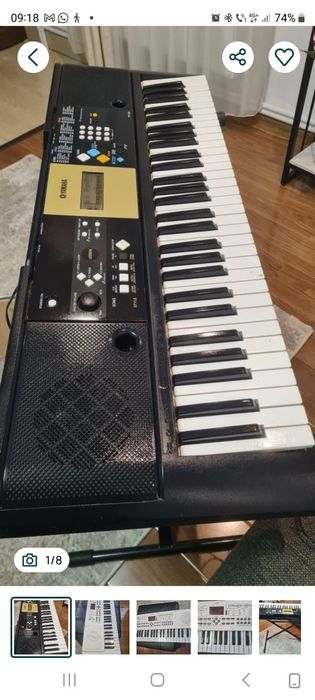 Orga Casio CTK1550,Yamaha si K Electronic
