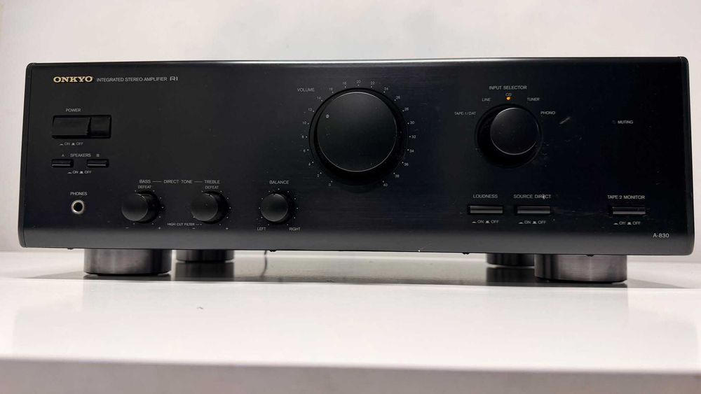 Amplificator Stereo Onkyo A-830 RI Source Direct Phono Borne Aurite