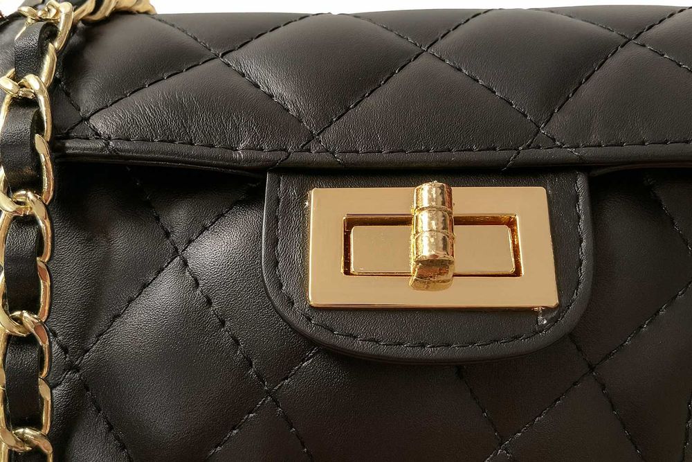 Geantă damă din piele naturală, fabricată în Italia