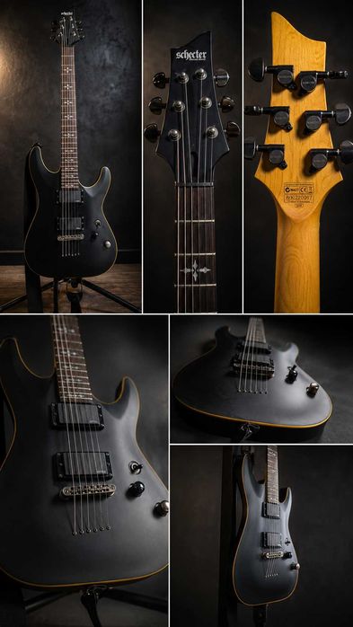 Электрогитара Schecter  DEMON-6 ABSN Aged Satin черный