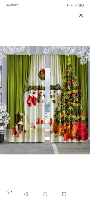 3D шторы в очень хорошем состоянии