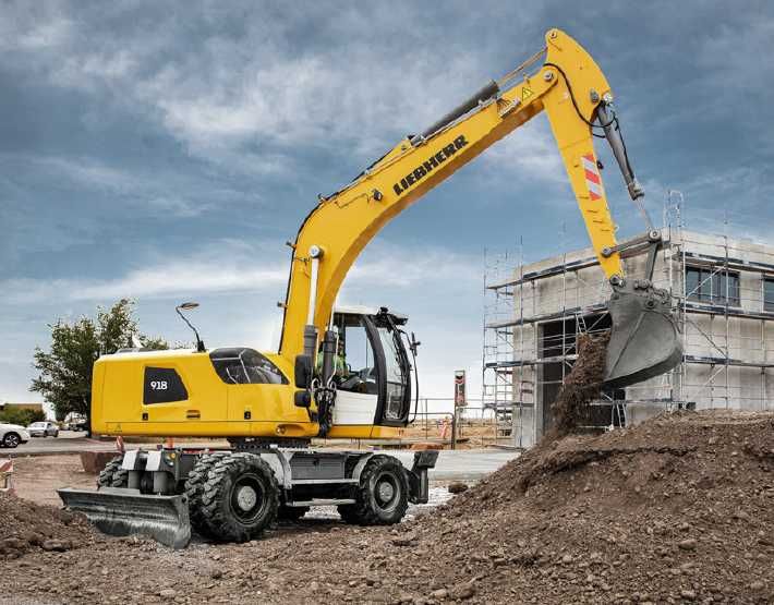 Колесный экскаватор Liebherr A 918