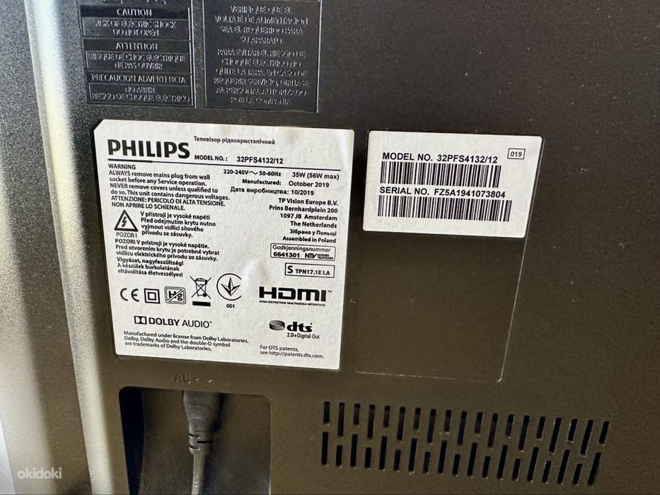 Televizor LED Philips 32″ Full HD Imagine clară și sunet captivant!