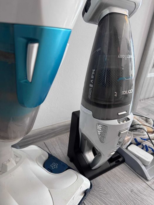 Aspirator vertical cu abur ROWENTA RY7777WH cadou Concept VP437