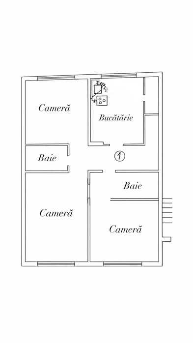 Vand apartament 3 camere zona Piata Marasti -BRD