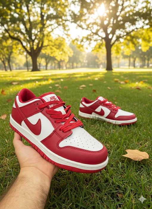 Adidasi Nike Dunk Red - Sneakersi Fete Baieti - Premium