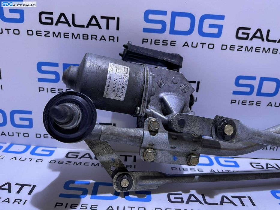 Ansamblu Brat Brate cu Motoras Stergator Stergatoare Parbriz Ford Fusion 2002 - 2012 Cod 2N11-17500-AE 2N1117500AE 2S6T-17B571-AC 2S6T17B571AC [A0359]